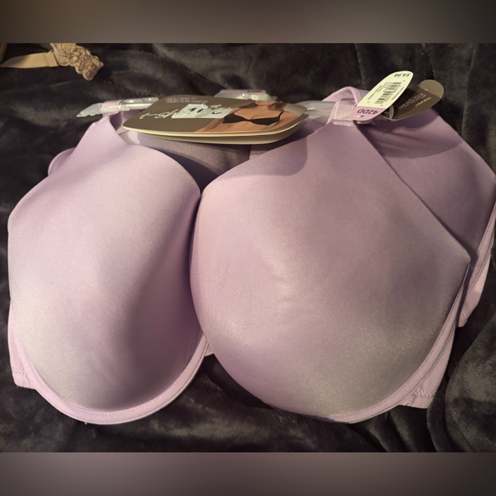 Set of 2 NWT Secret Treasures Lavender Women's Bra
